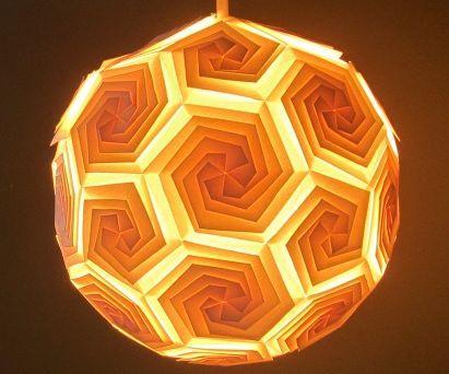 DIY Lampshade (icosahedron)