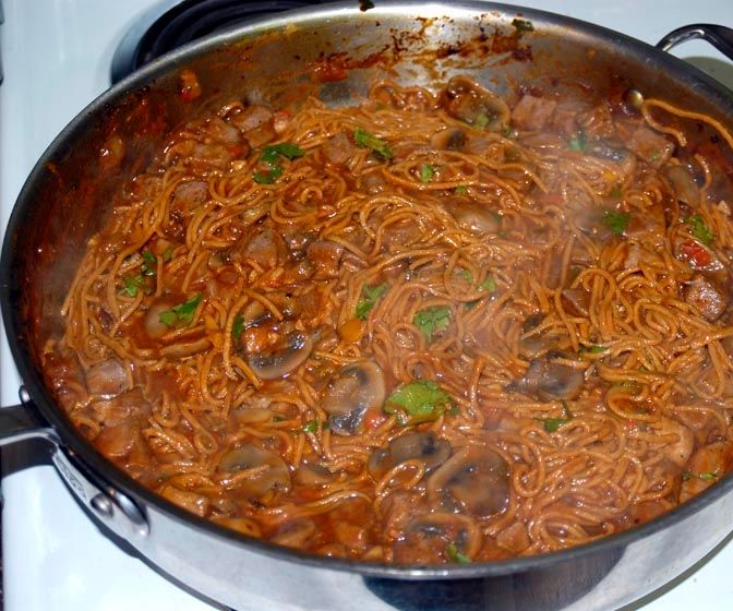 Whole Grain ChipotleAdobo Noodles 4 Steps (with Pictures