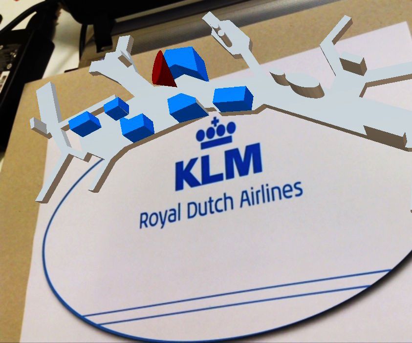Applying Augmented Reality in Mobile Devices As the Future Airport Guidance (TfCD) 