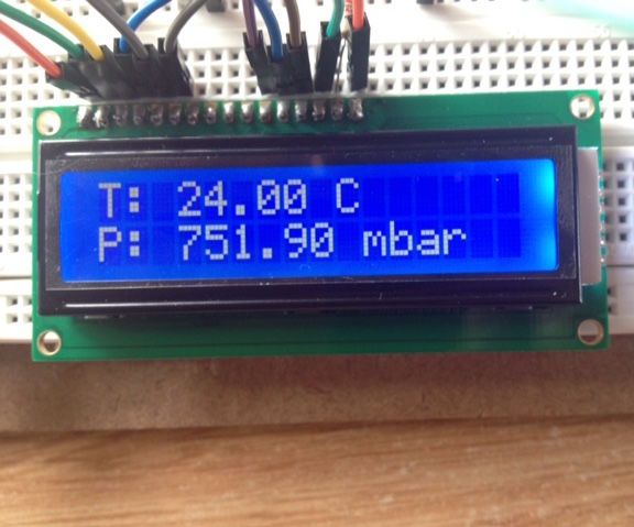 Lectura BMP180 Con El Display En Arduino 1