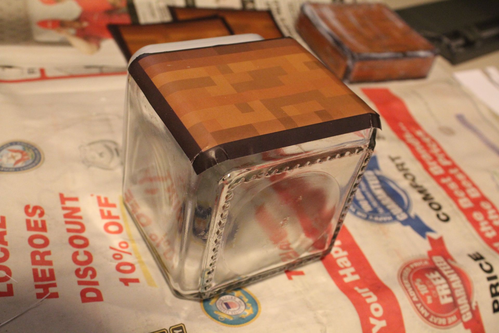 Dishwasher Safe Minecraft Cookie Jars 5 Steps Instructables