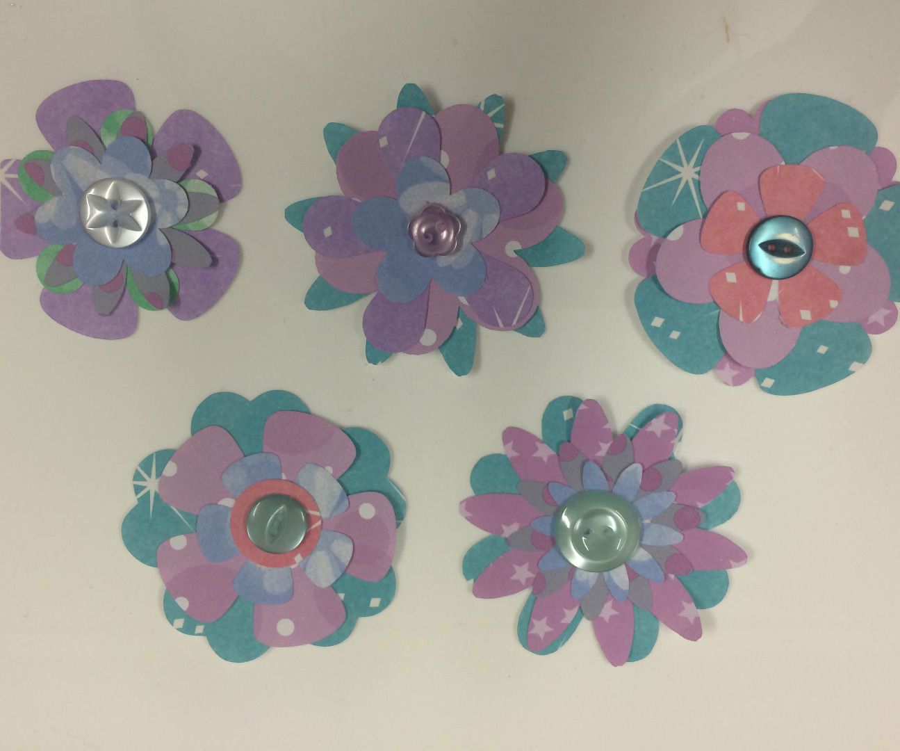 Layered Flower Embellisments