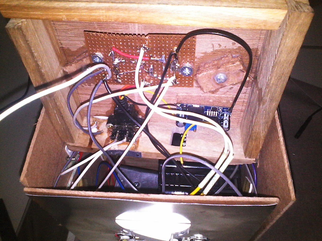 Power Emergency LED Light 5 Steps Circuit Diagram
