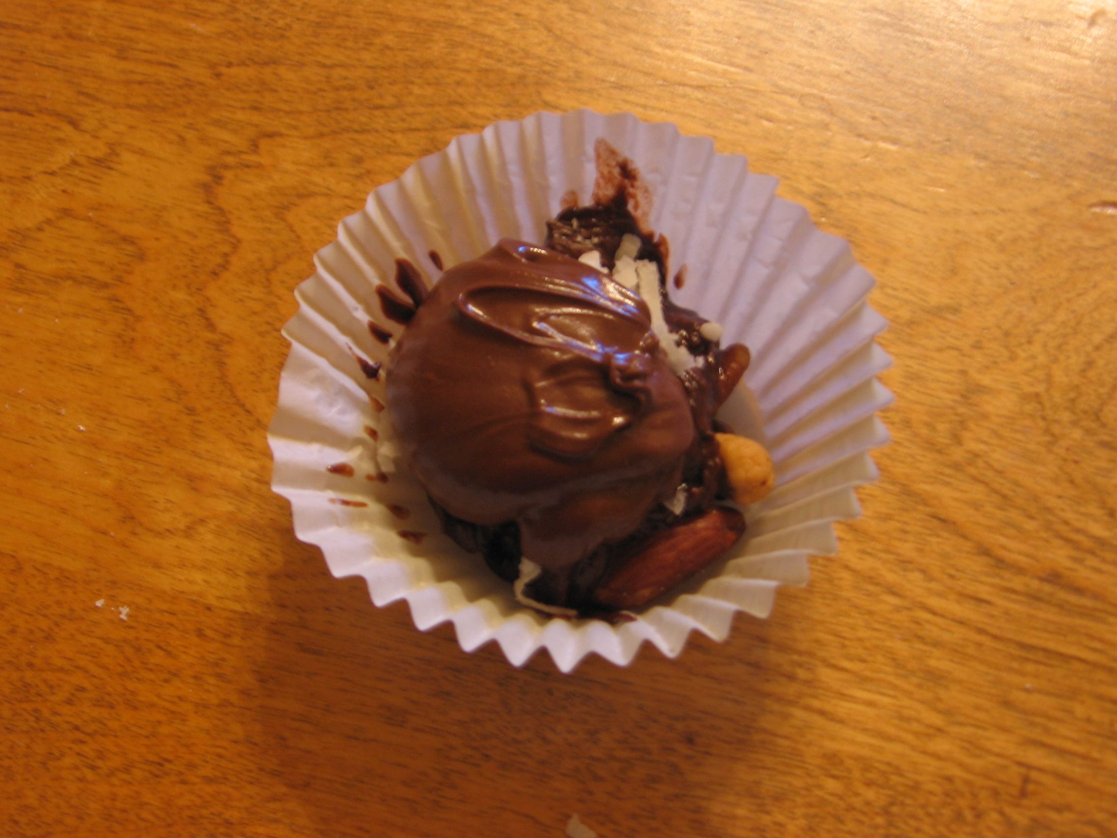 Sweet and Salty Trail Mix Chocolates