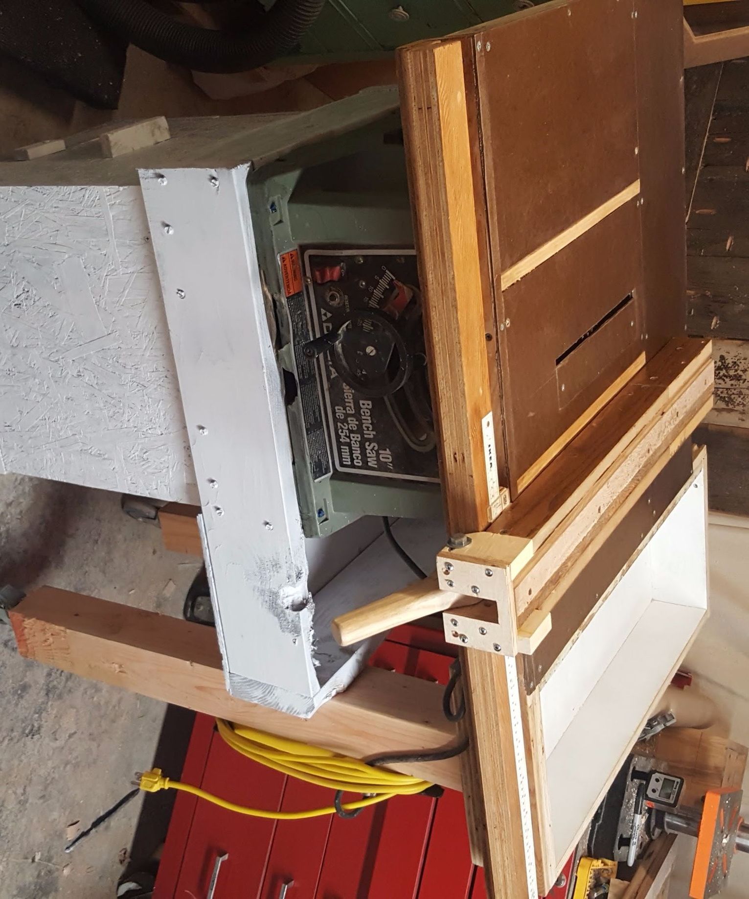 Delta Jobsite Table Saw Cart and Upgrades