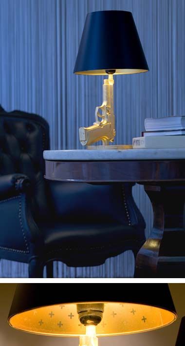 Phillipe Starck £1300 Gun Lamp Replica