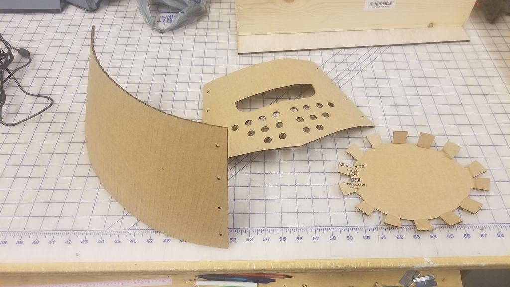 Medieval Knight Helmet Template