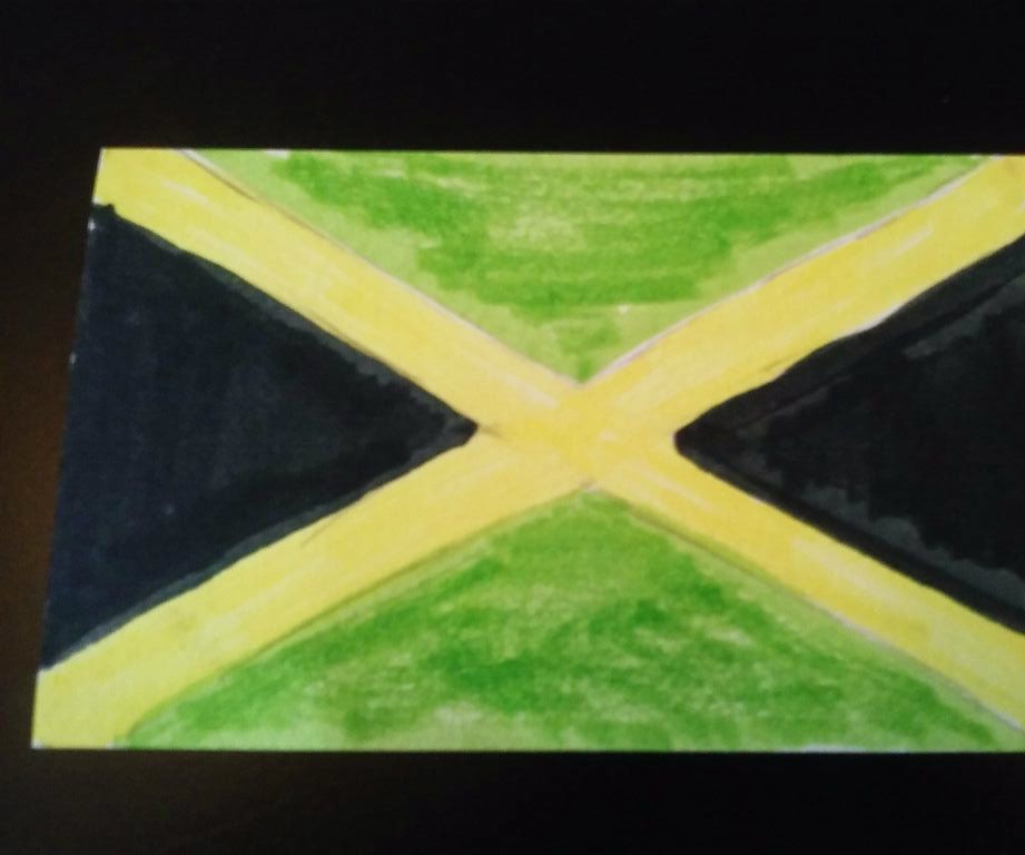 DIY Flag Art: Jamaica