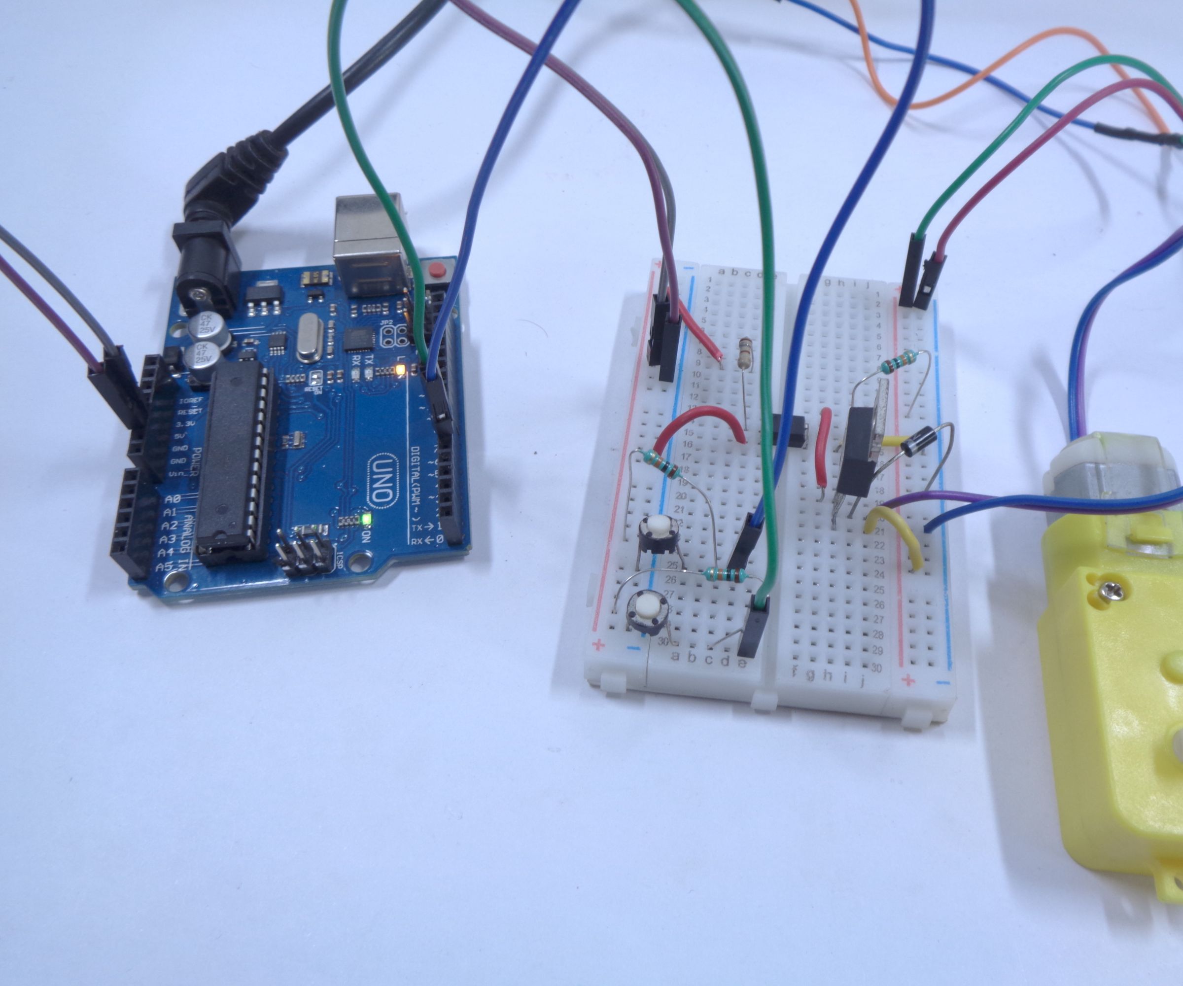 Electronic DC Motor Starter Using Microcontroller