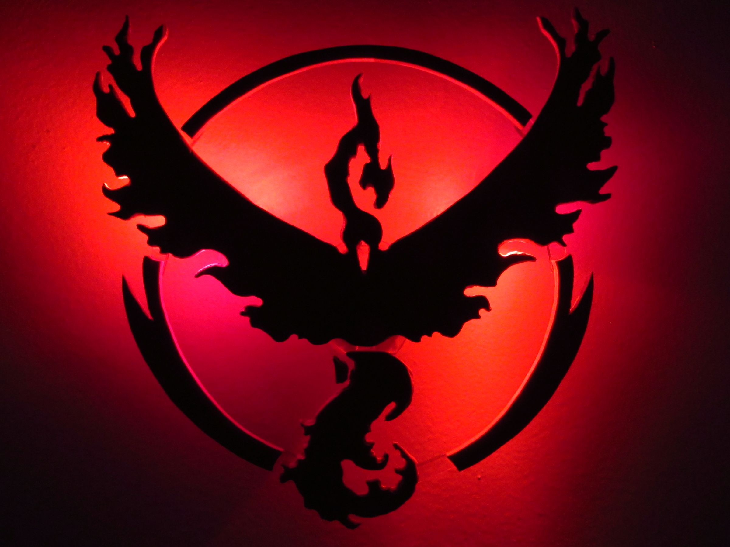 Team Valor (Pokemon GO) LED Wall Light