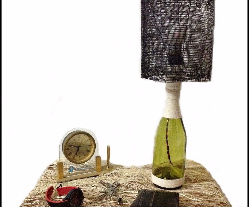 A Rs100 (hardly 2$) bottle lamp