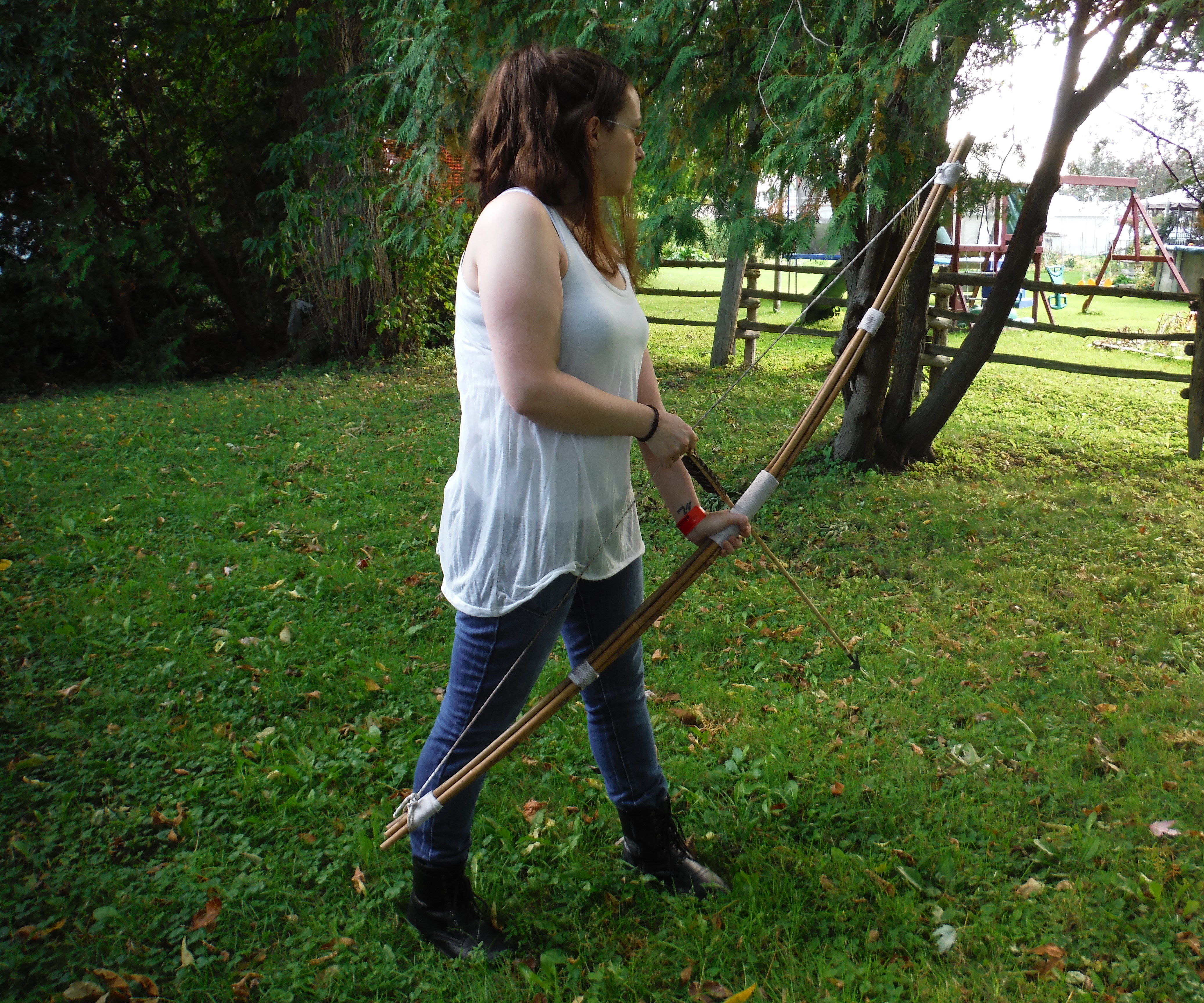 55LB Lara Croft, Tomb Raider Bow Halloween Prop