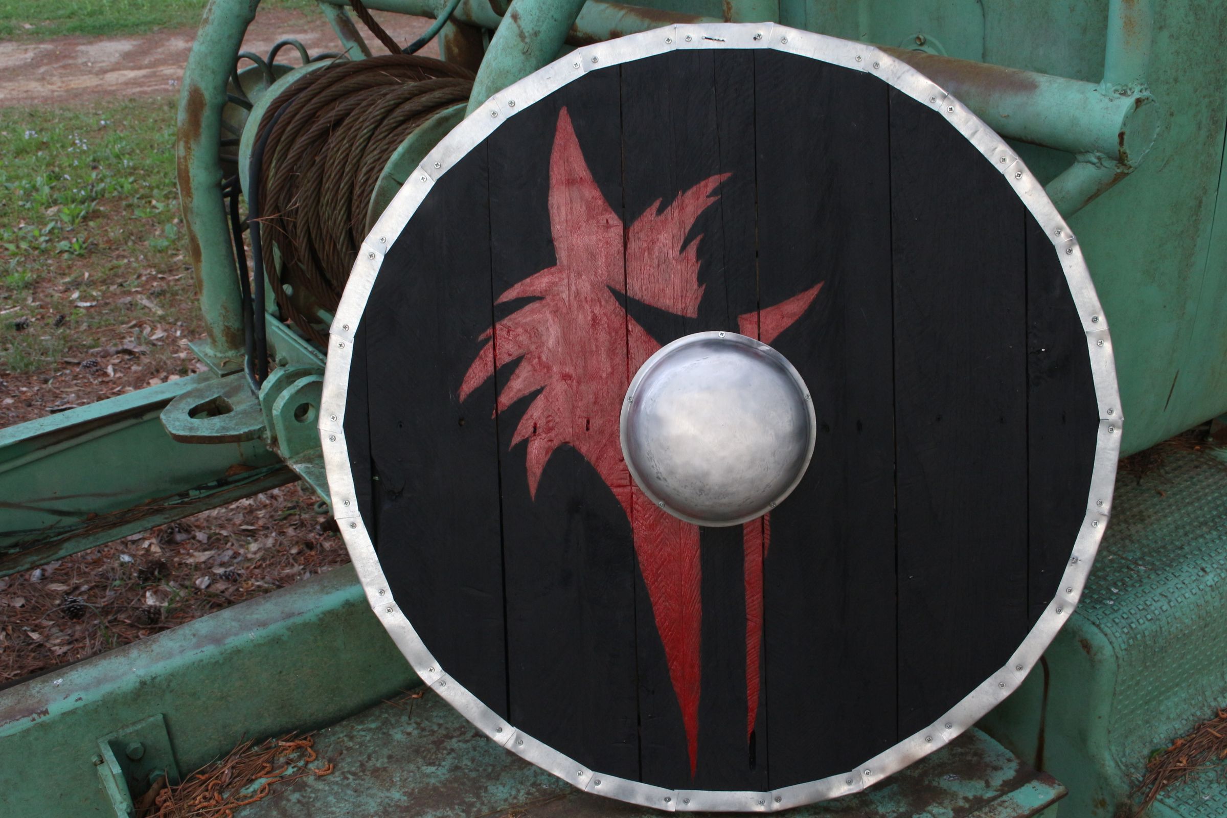 Pallet Wood Viking Shield (Make It Medieval-Ish) : 22 Steps (with ...