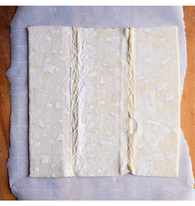 Lay the Apple Out and Wrap the "Mummy"