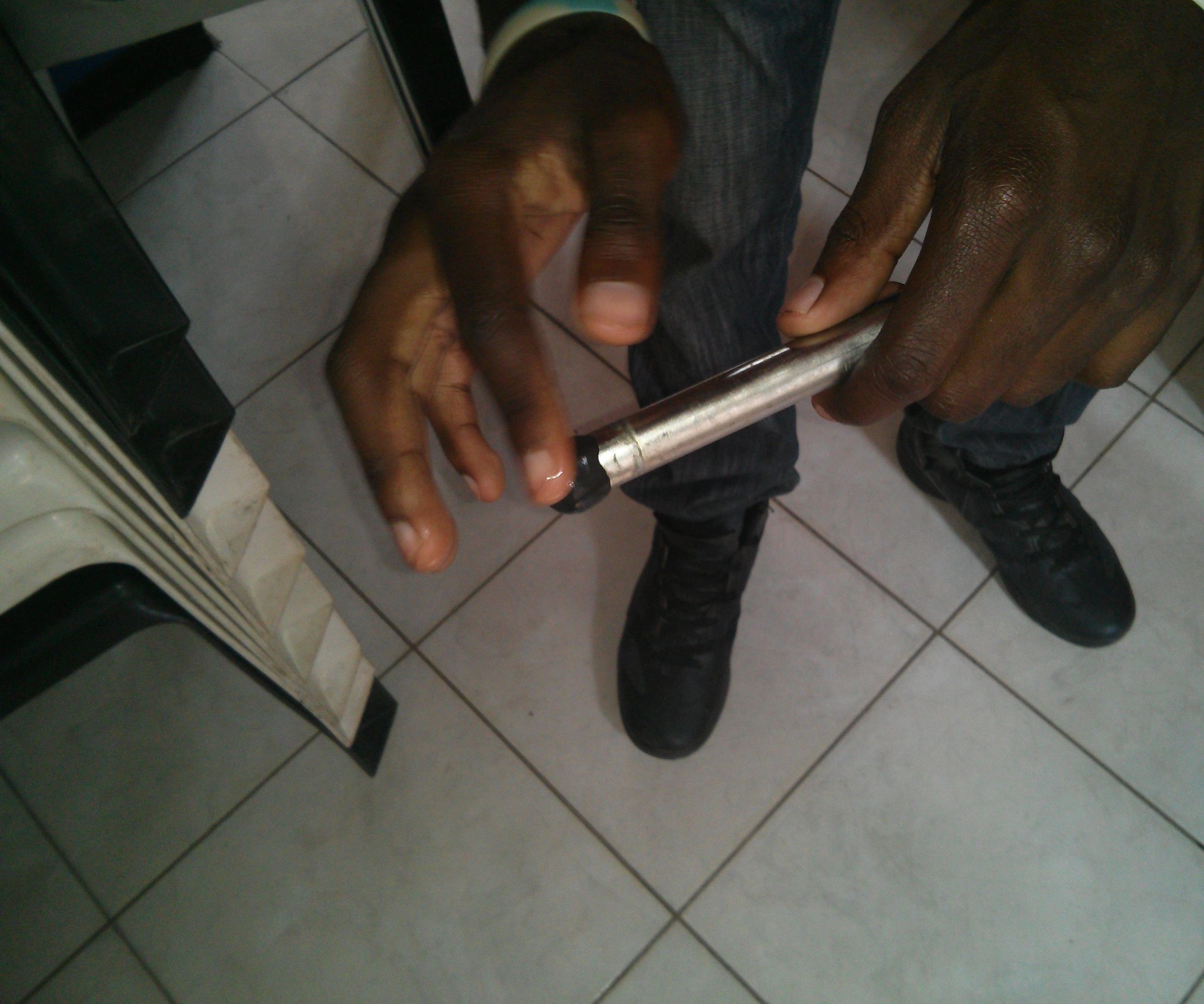 Replacement Leg Caps for Flip Chart Board (Using Sugru)