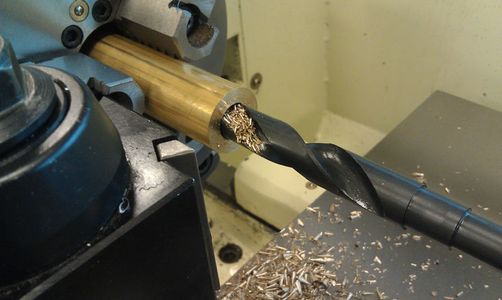 Boring the Center Hole