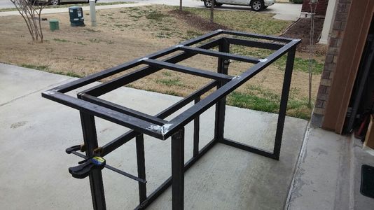 Lining Up and Welding Frame