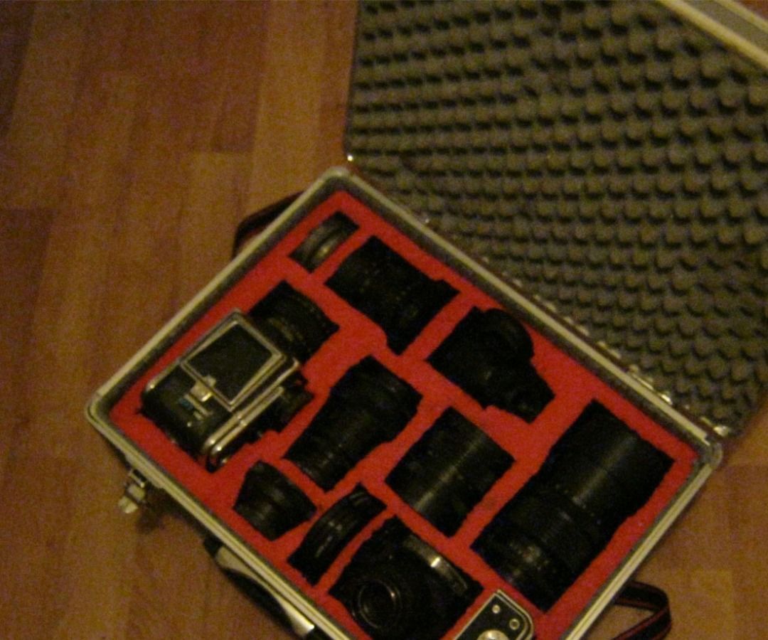Fitted Camera Case From Old Tool Case
