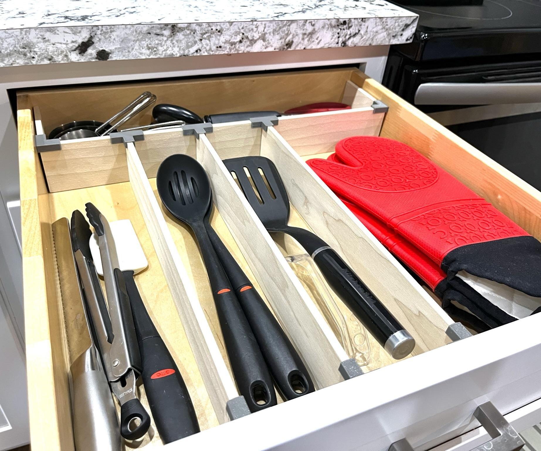 Simple DIY Drawer Dividers Using Connectors!