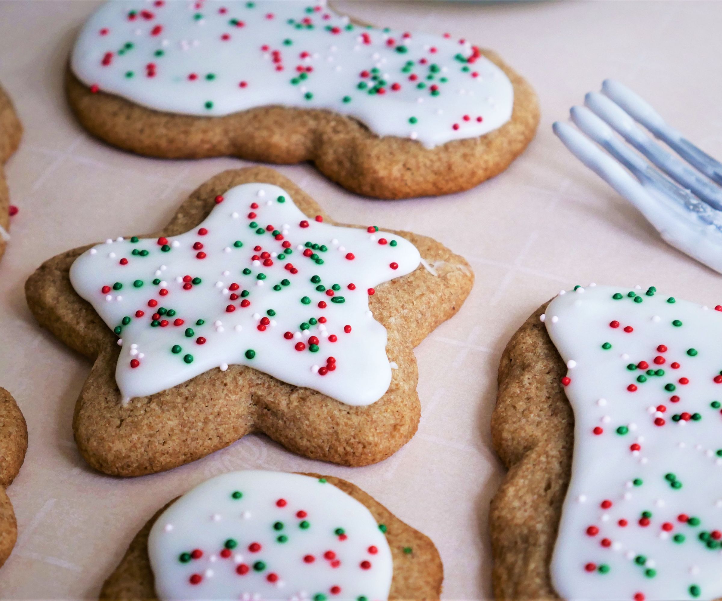 Christmas Cookies - Whole Wheat