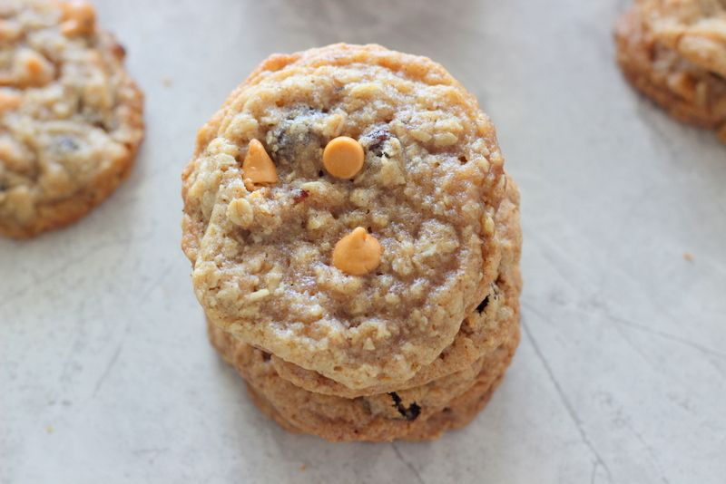 Oatmeal Raisin Butterscotch Cookies