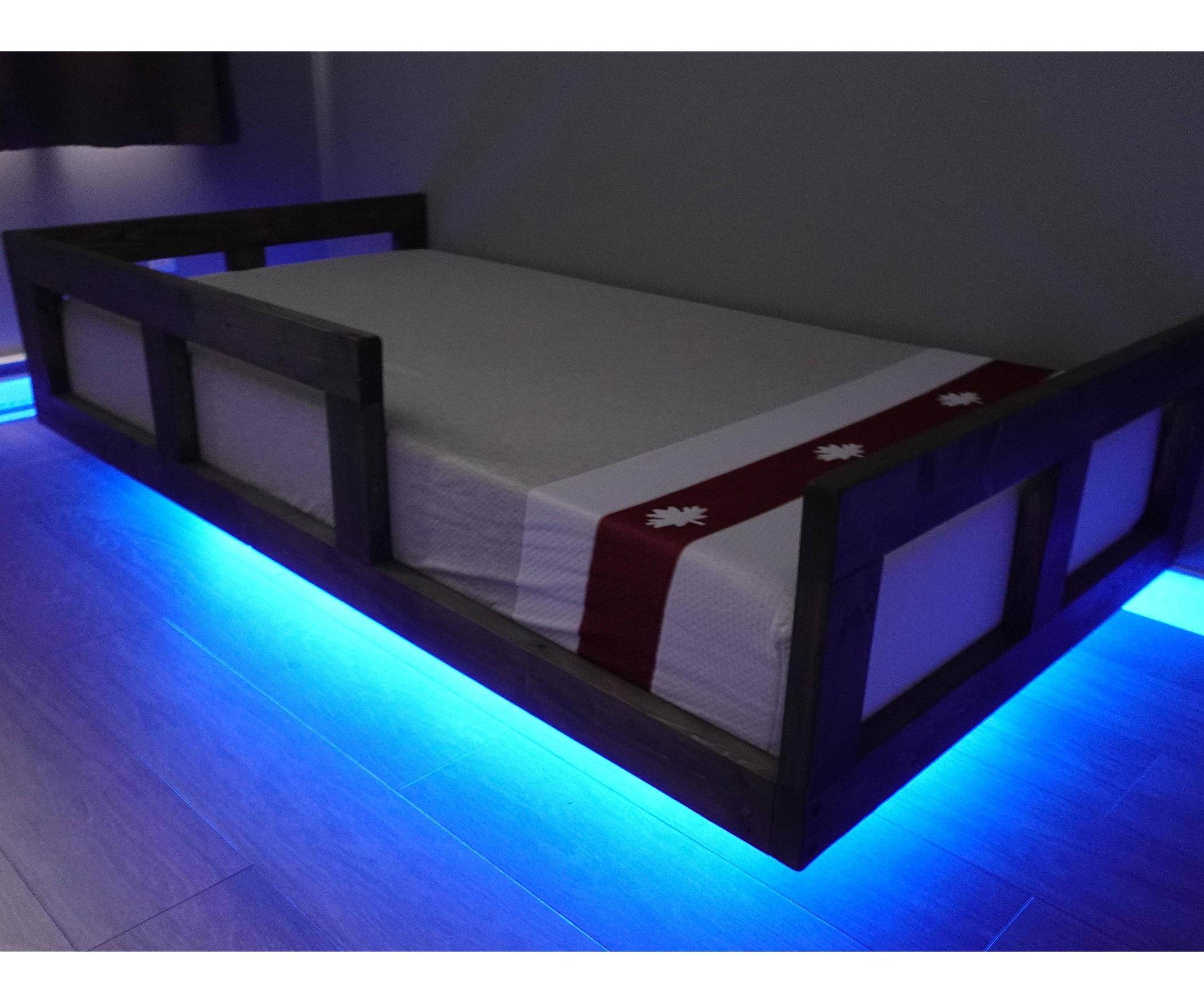 DIY Floating Bed Frame 14 Steps (with Pictures) Instructables