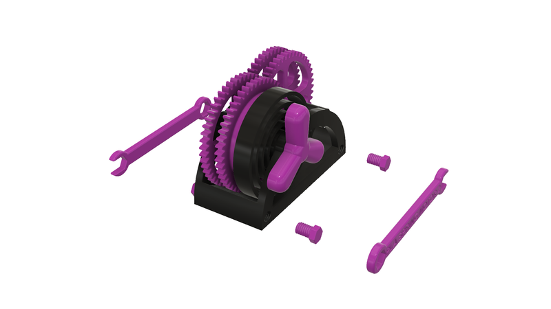 Pla Spring PLA Spring Motor Demonstrator 2 Remixed by Lucky Dragon - MakerWorld