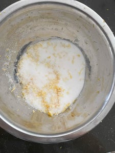 Sugar, Lemon Zest and Wet Ingredients