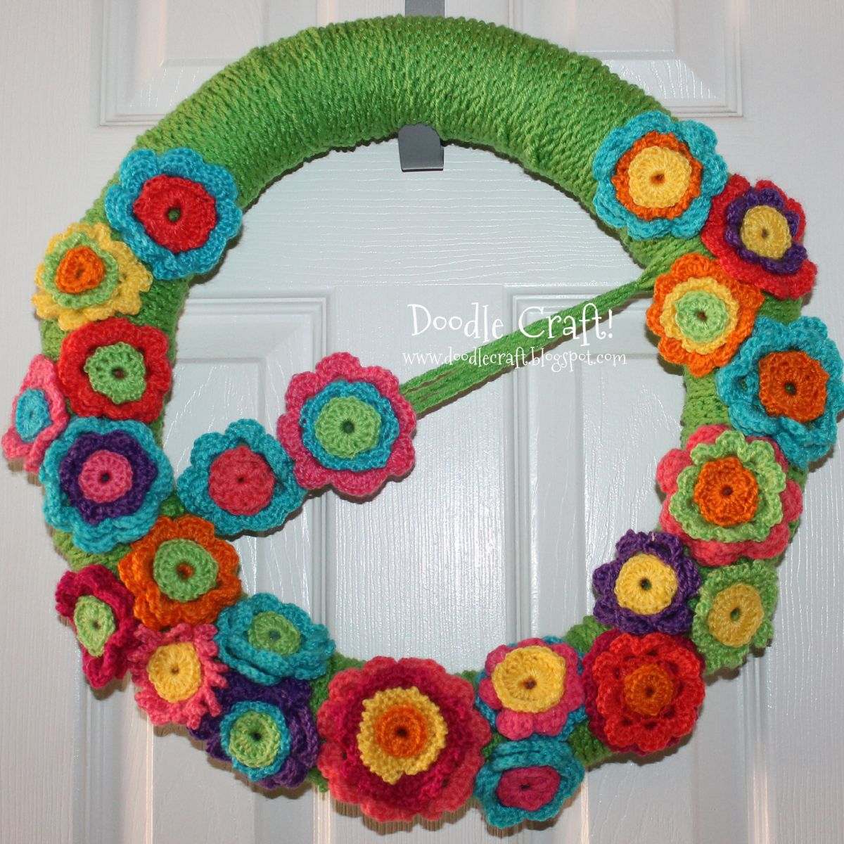Crochet Flower Wreath! 5 Steps (with Pictures) Instructables