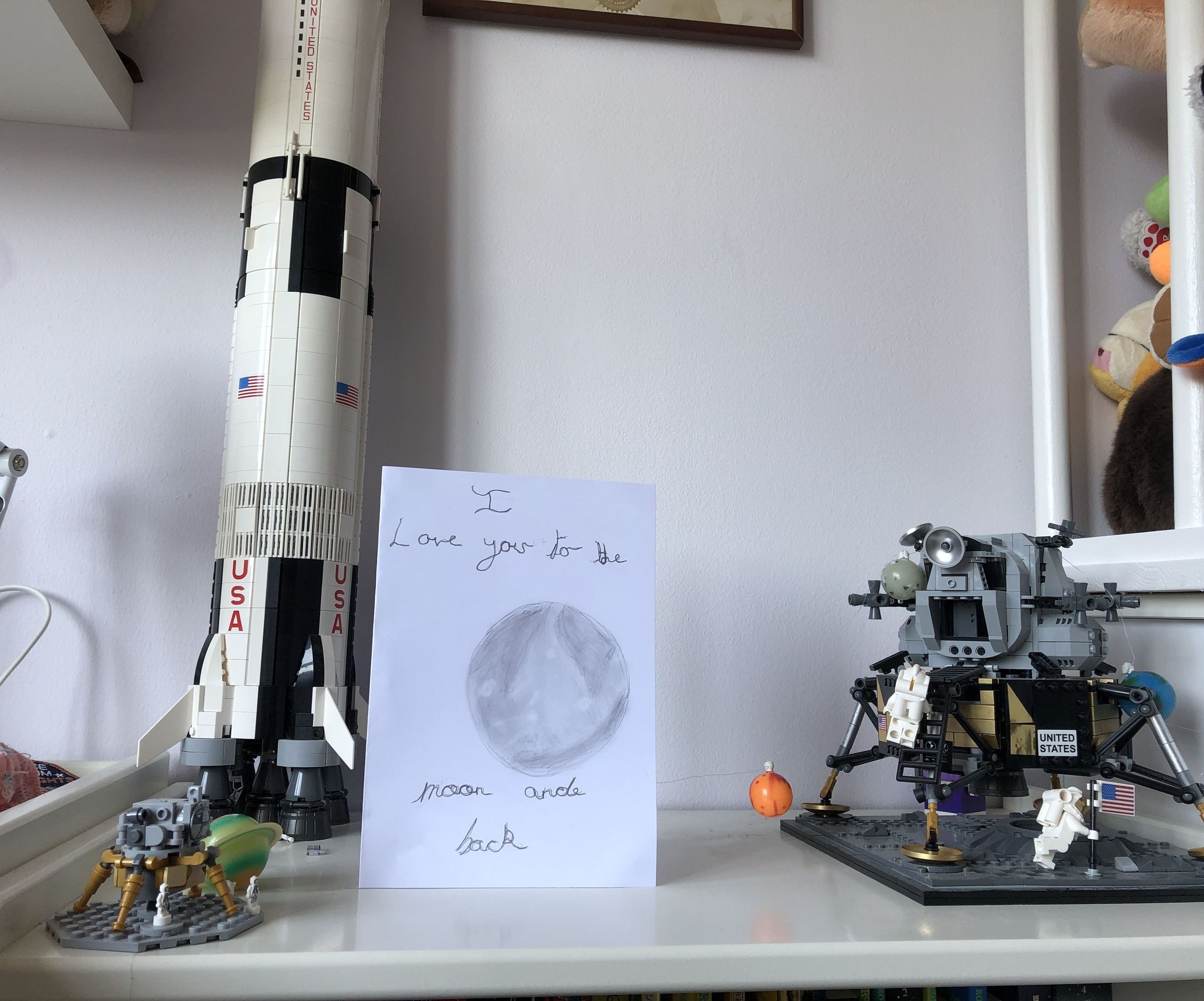 “I Love You to the Moon and Back” Card 