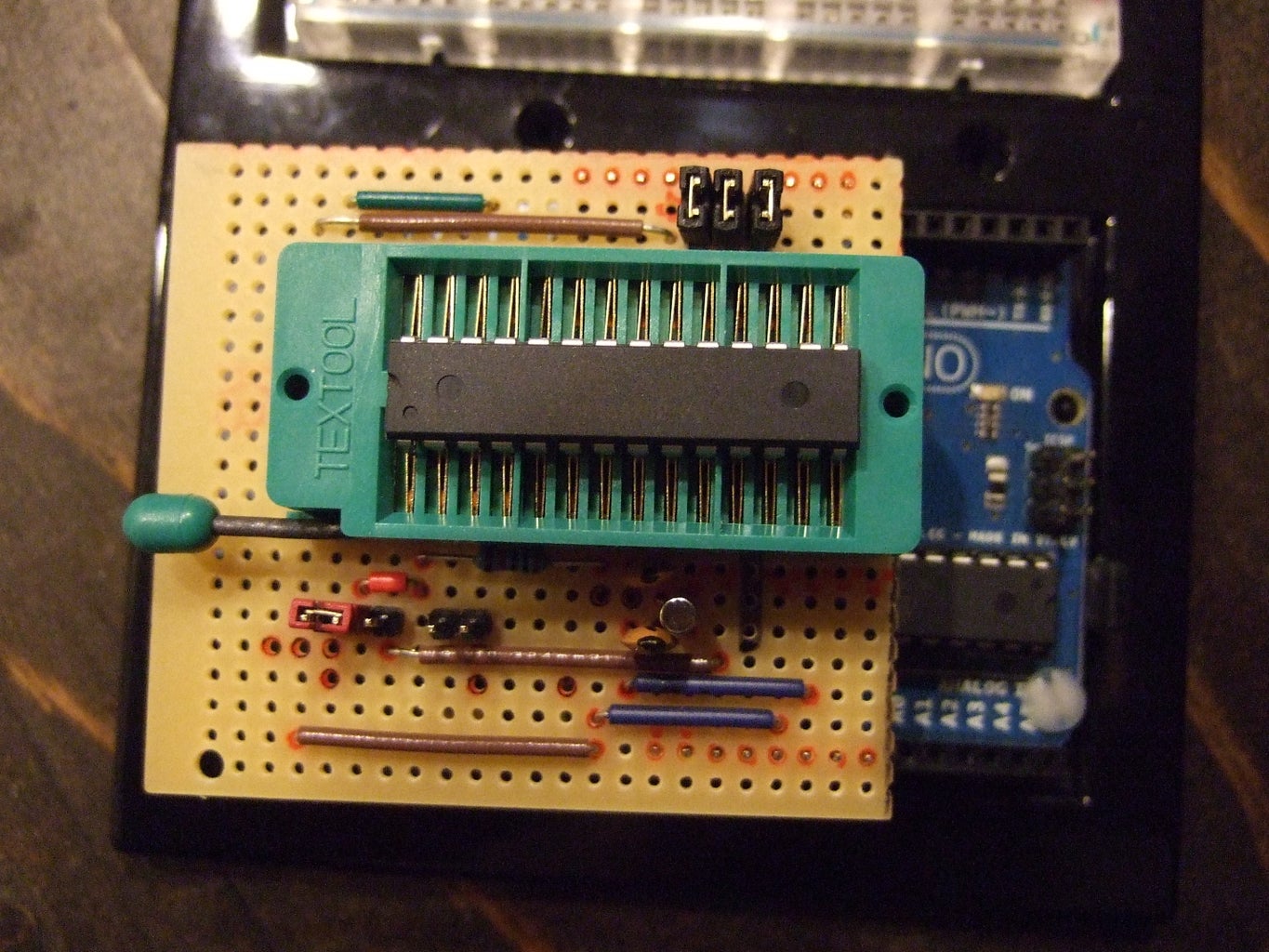 ArduinoISP Bootloader/Programmer Combination Shield