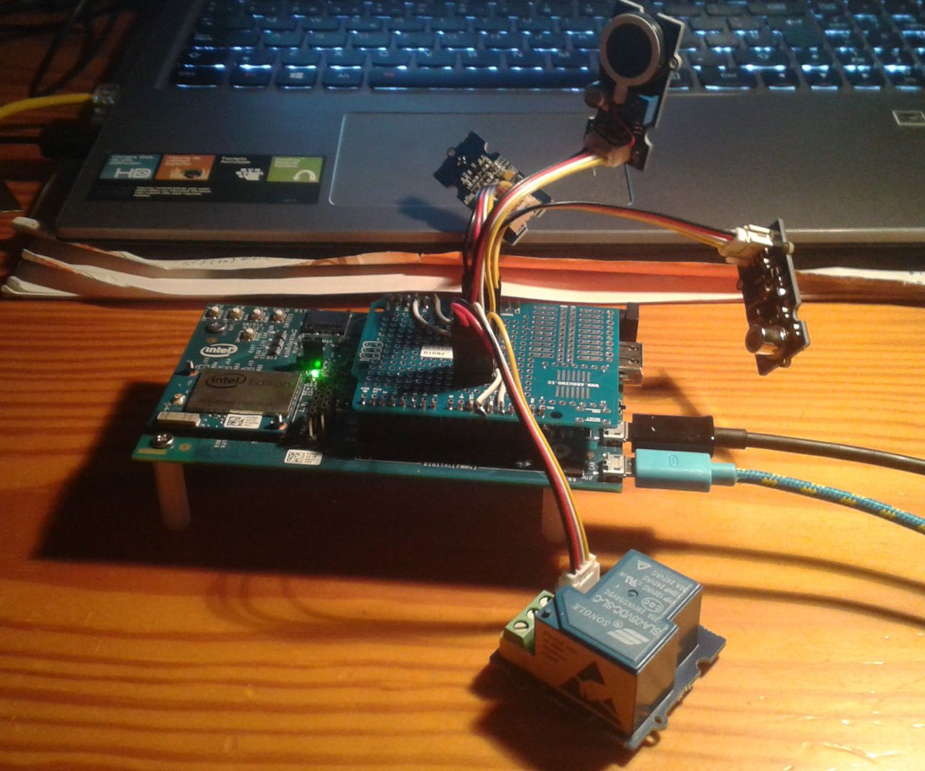 TeleLab - Monitor your lab with Telegram, Node.js and Websockets