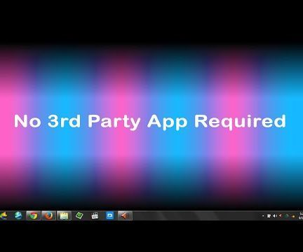 MS Paint Trick to Make Awesome Desktop Wallpaper in Just Few Seconds - Tutorial
