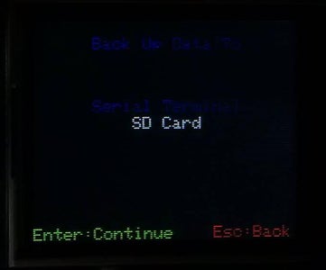 Back Up Data From EEPROM