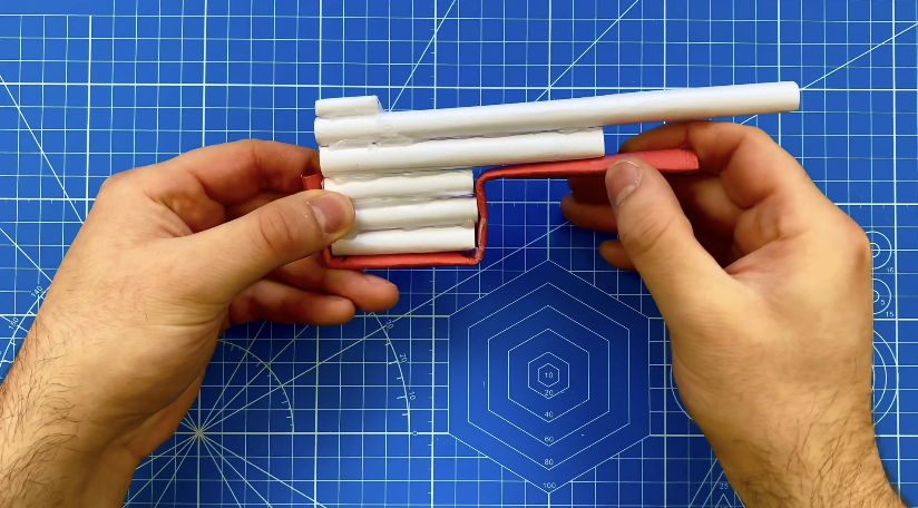 Powerful Rubber Band Gun Made From Paper : 10 Steps - Instructables