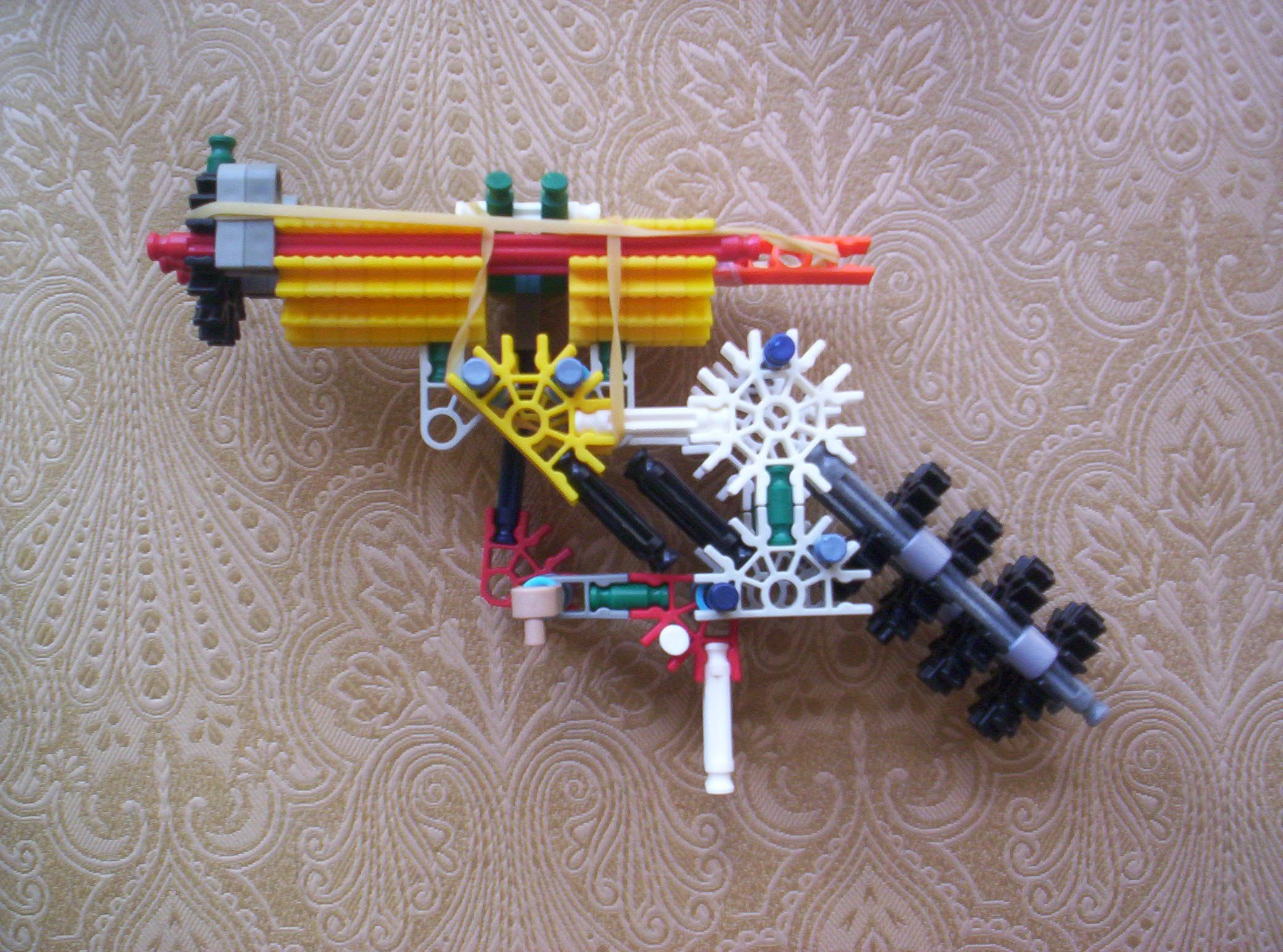 "True Trigger" Knex Gun/ Pistol by Bannana Inventor