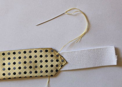 Sewing the Elastic