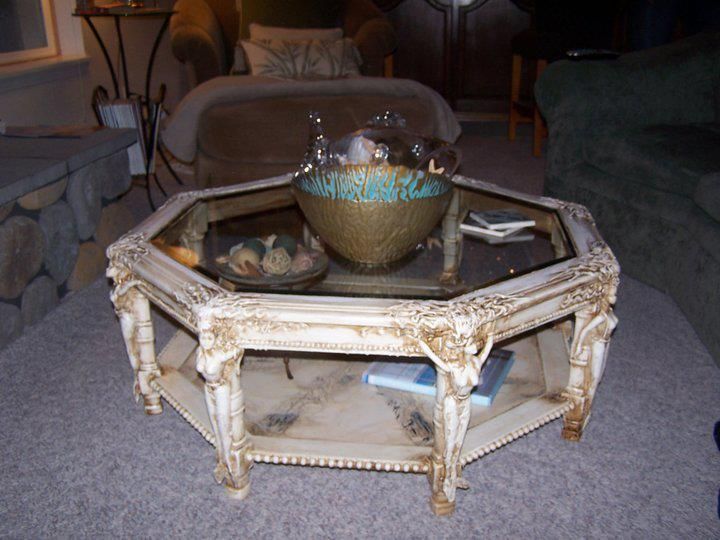 Step by Step Process Mermaid Coffee Table