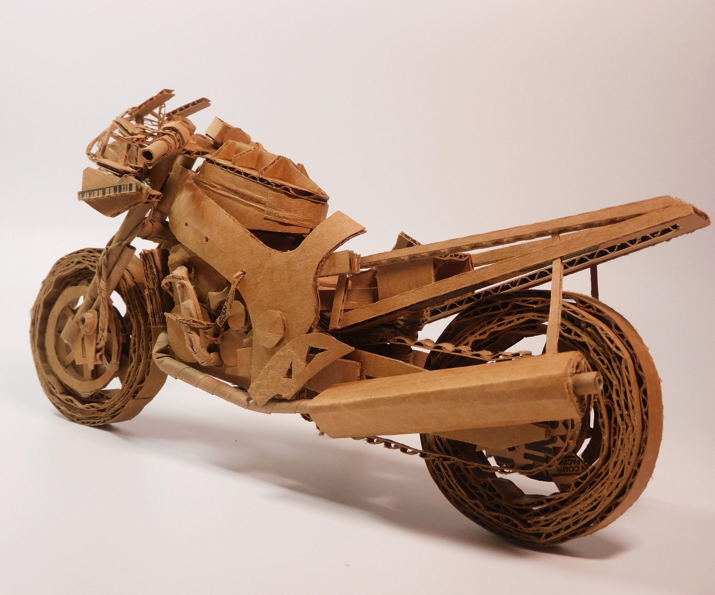 Cardboard Suzuki Hayabusa Chassis