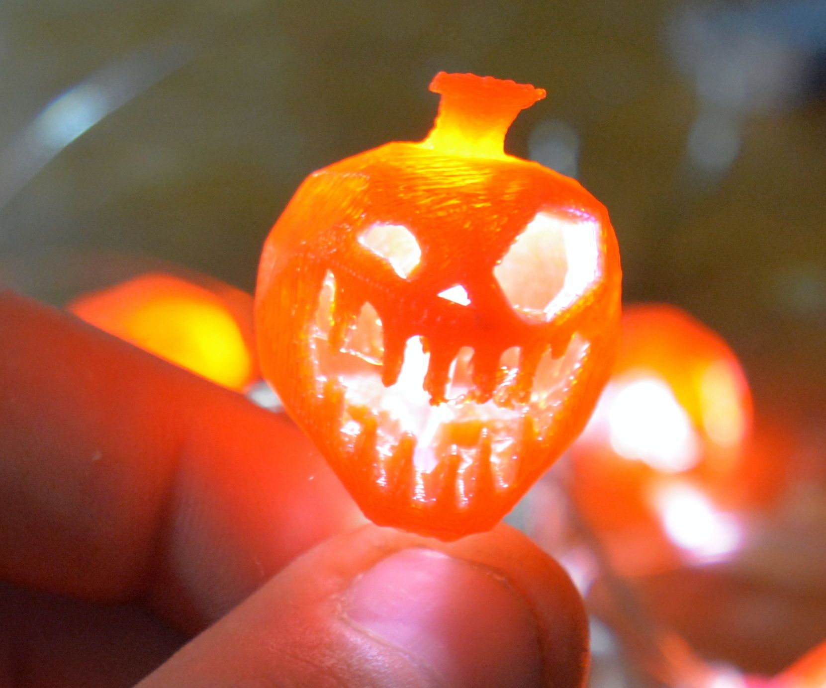 Halloween Pumpkin Head String Lights for Young Makers 
