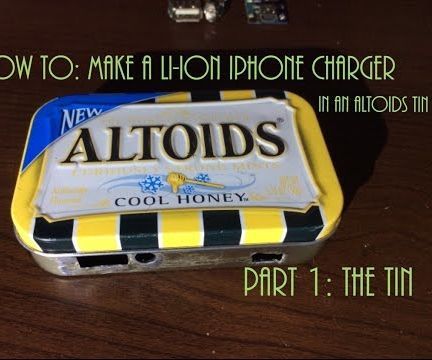 DIY Lithium-ion USB IPhone Charger in an Altoids Tin