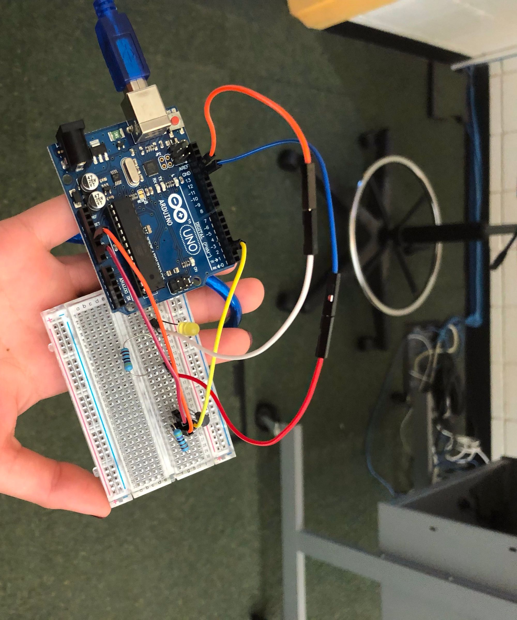 Temperature Sensor Using Arduino Uno