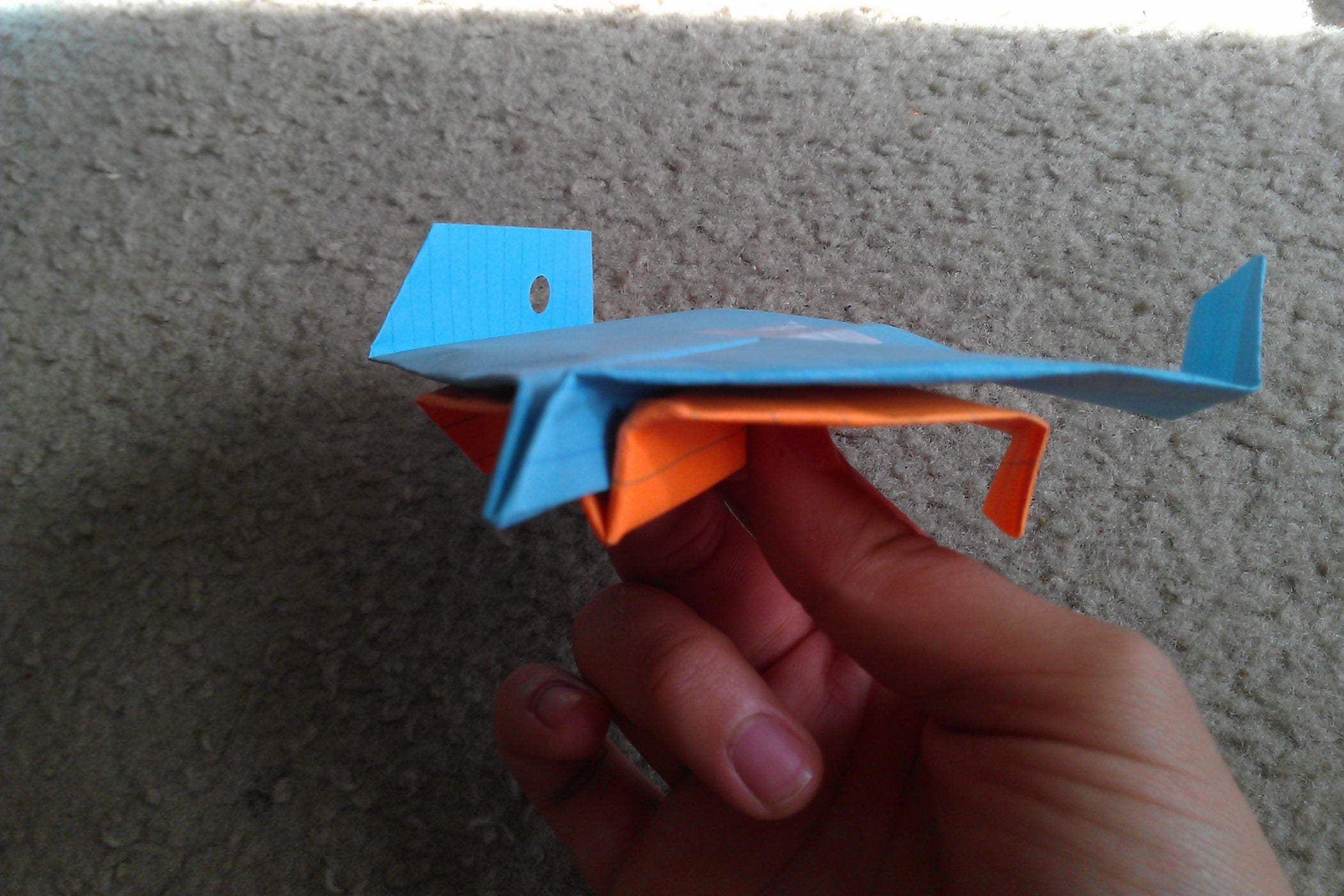 How to Make the Bluehawk Bomber Paper Airplane Actually Drops Bombs
