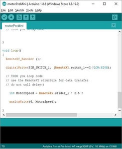 RemoteXY Editor – How to Control DC Motor With Smartphone and Bluetooth ...
