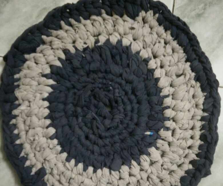 Bed Side Mat From Old T-shirt