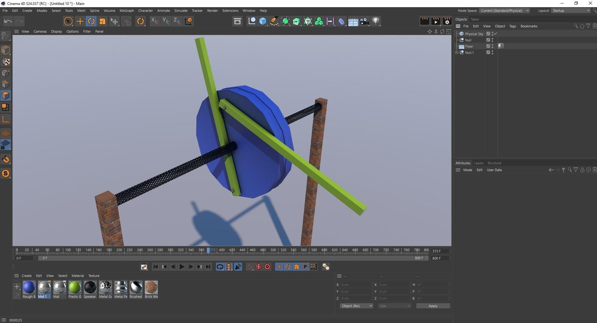 Mechanical Motor Force Workflow on Connector Using Cinema 4D Tutorial