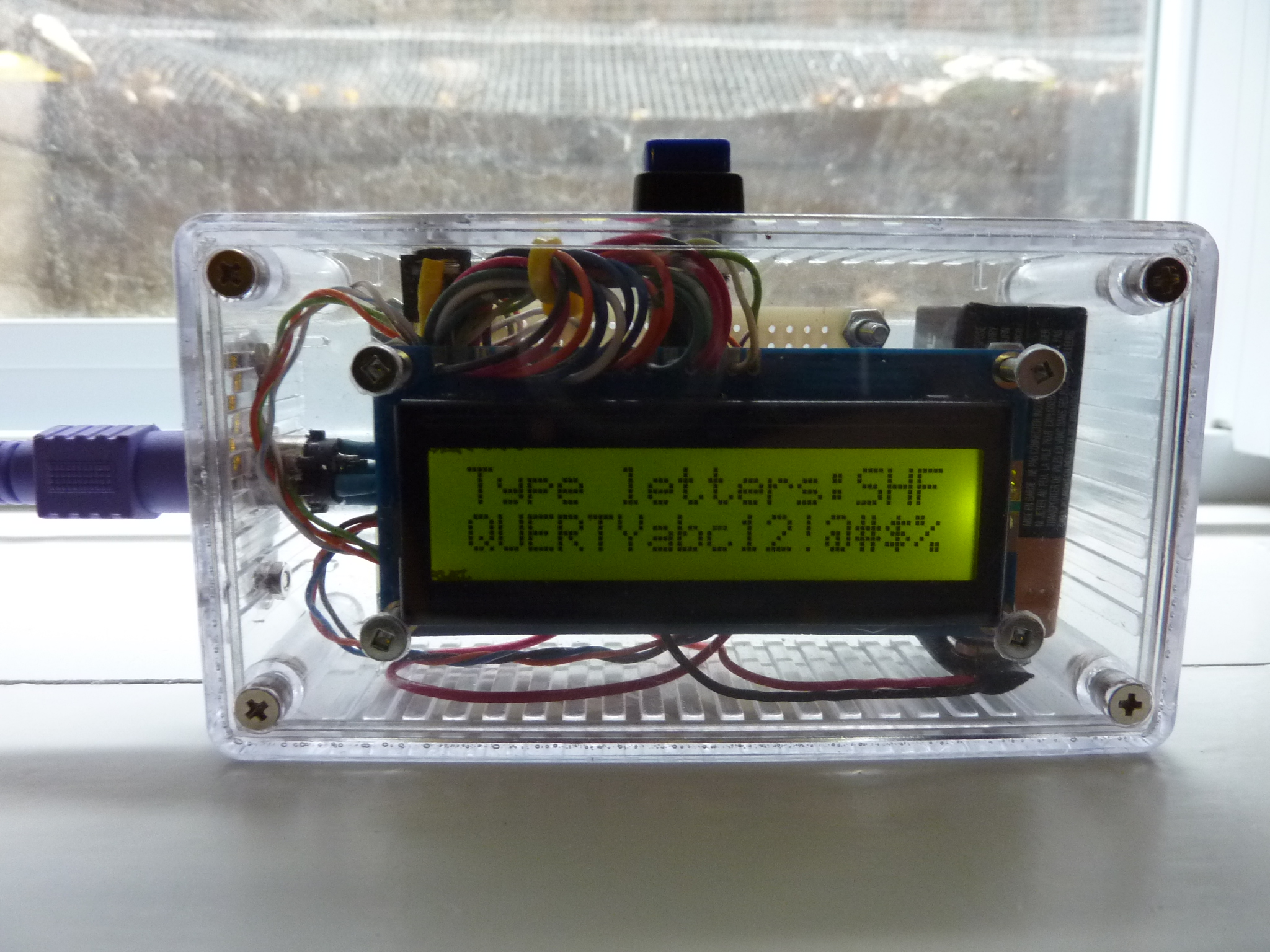 PICAXE - Interface a PS2 Keyboard With an LCD