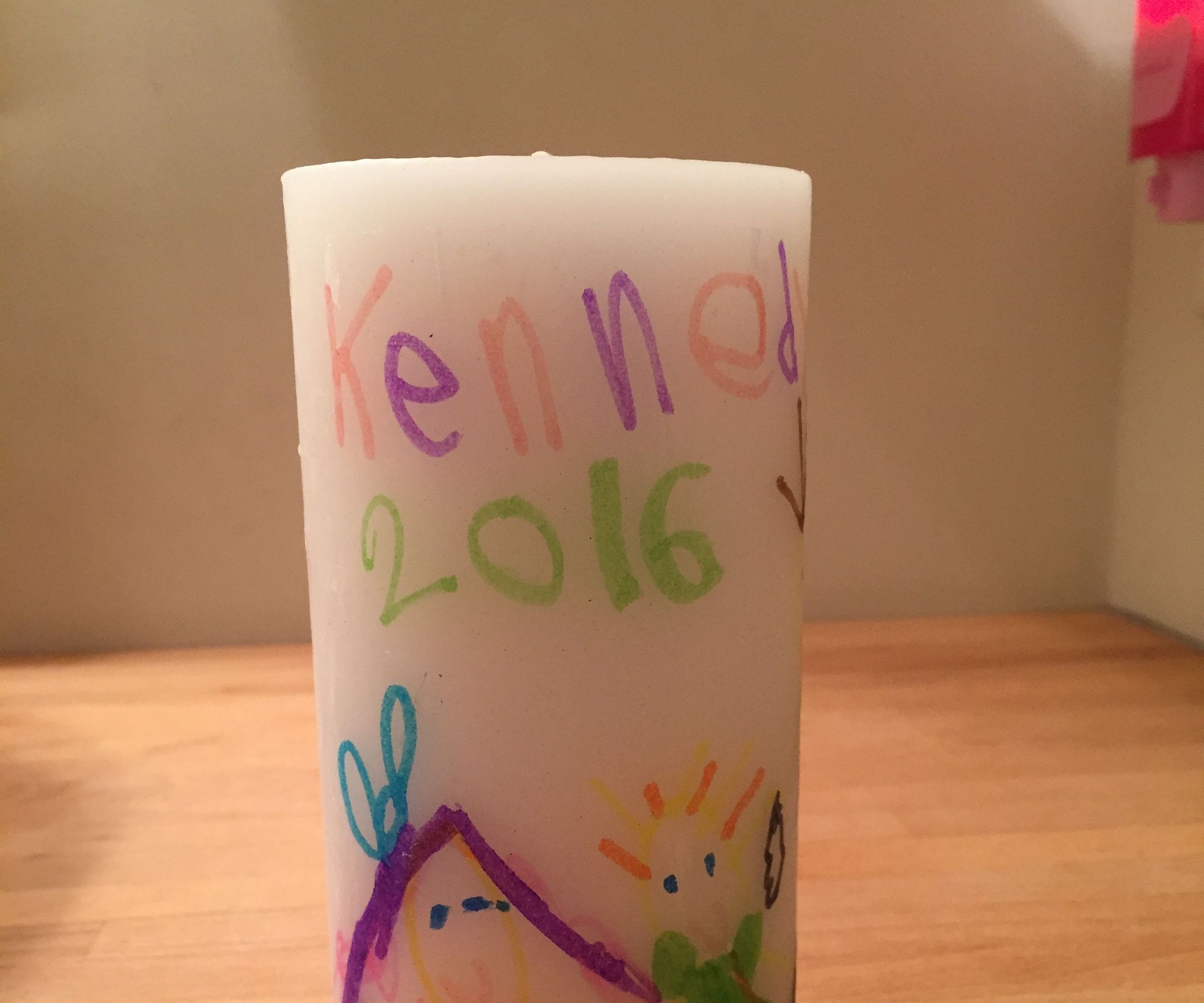 Personalized Candle