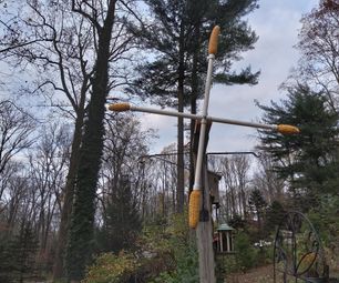 PVC Squirrel Feeder Windmill