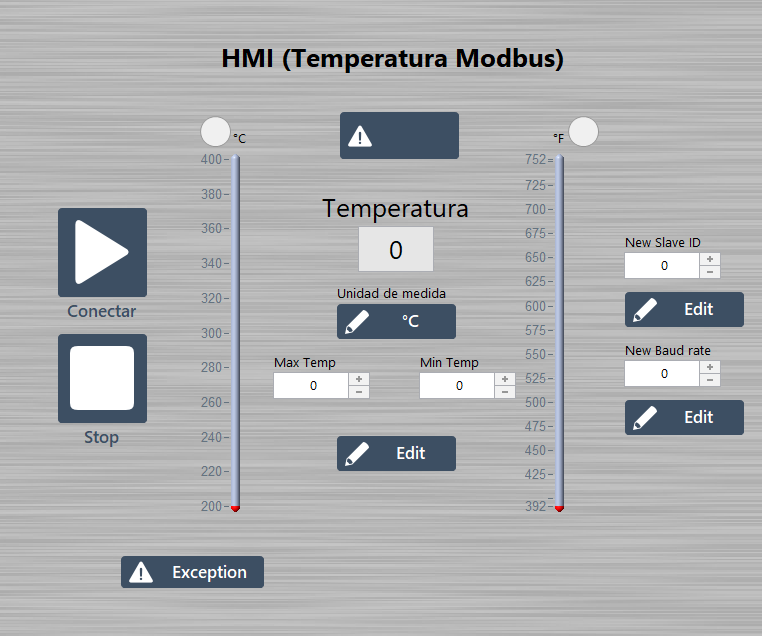 Simulación Transmisor De Temperatura Modbus (Labview + Raspberry Pi 3)